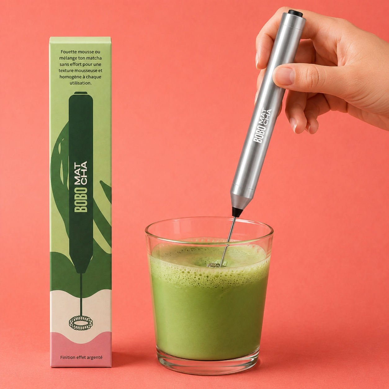 Mousseur électrique - Bobo Matcha