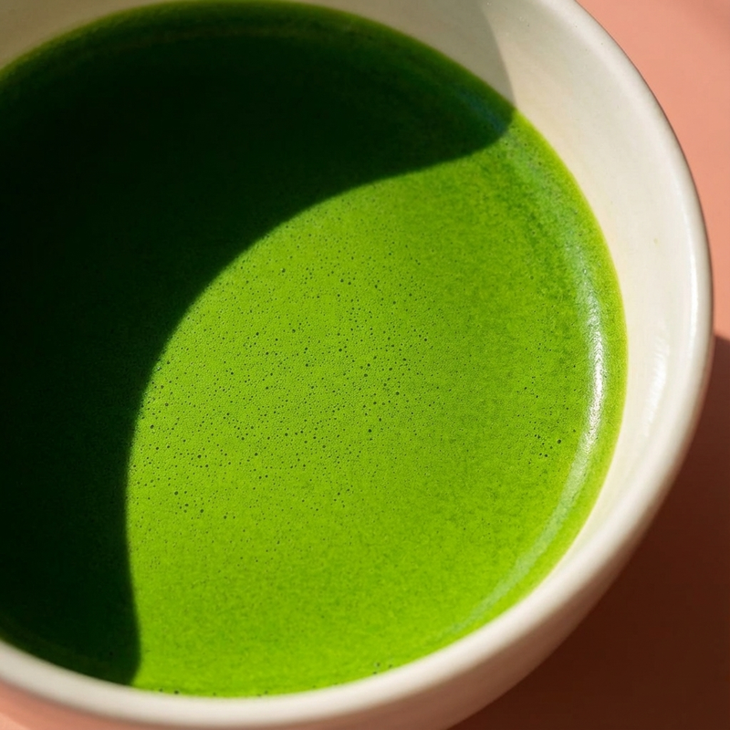 Un vert intense qui ne trompe pas