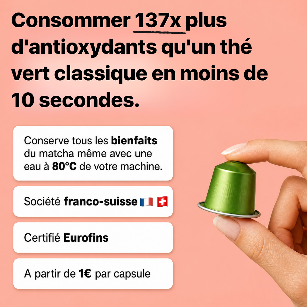 Vente en gros - Capsules Cérémonial Matcha – Compatibles Nespresso®