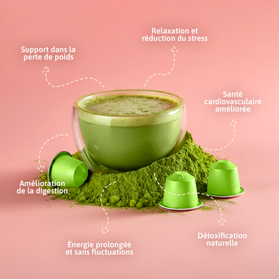 10 Capsules cérémonial matcha – Compatibles Nespresso®
