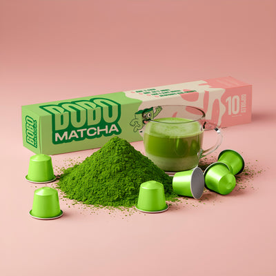 10 Capsules Matcha Caramel Beurre Salé – Compatibles Nespresso®