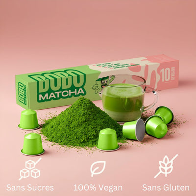 10 Capsules cérémonial matcha – Compatibles Nespresso®
