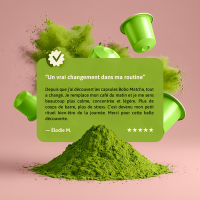 10 Capsules cérémonial matcha – Compatibles Nespresso®