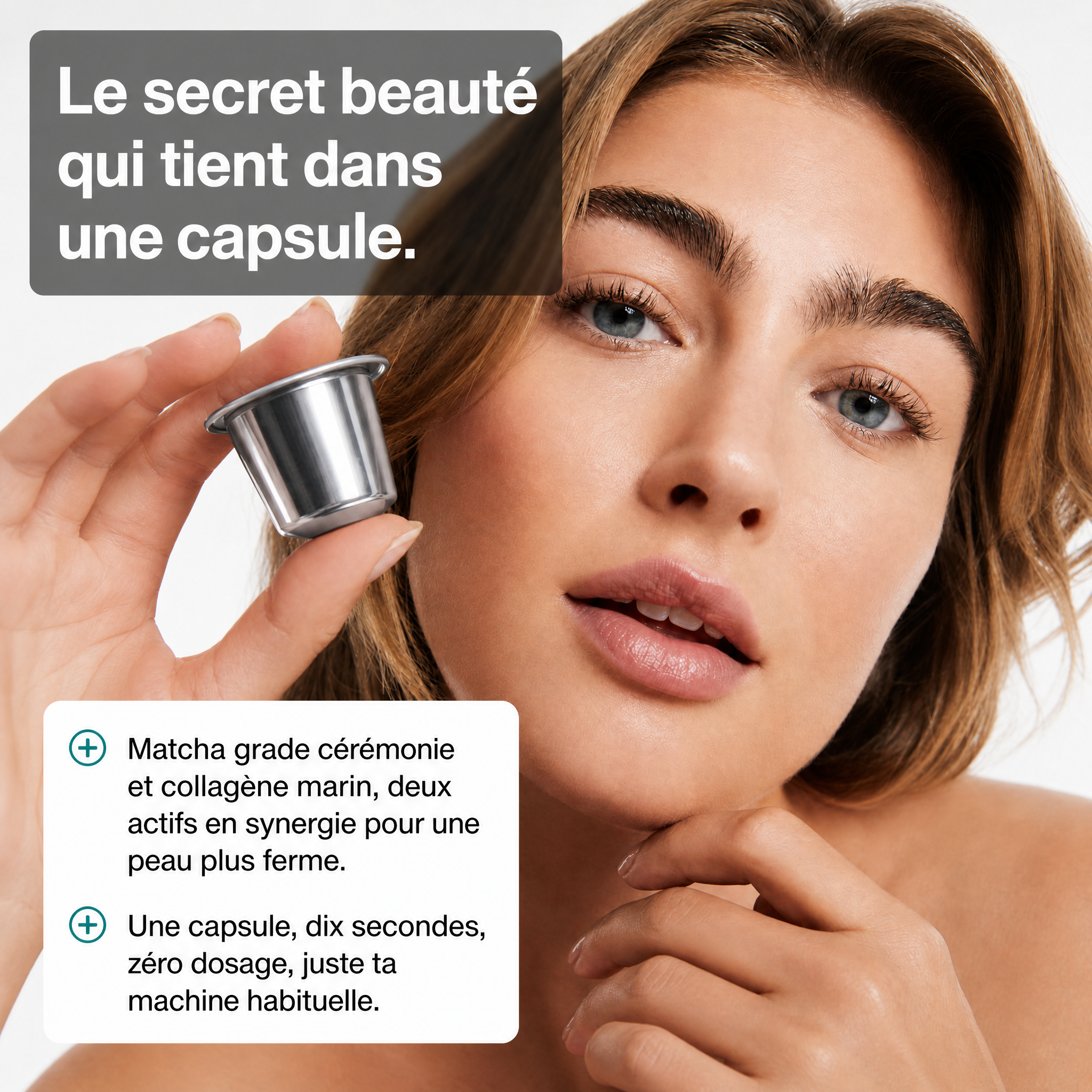 10 Capsules Matcha Collagène – Compatibles Nespresso®