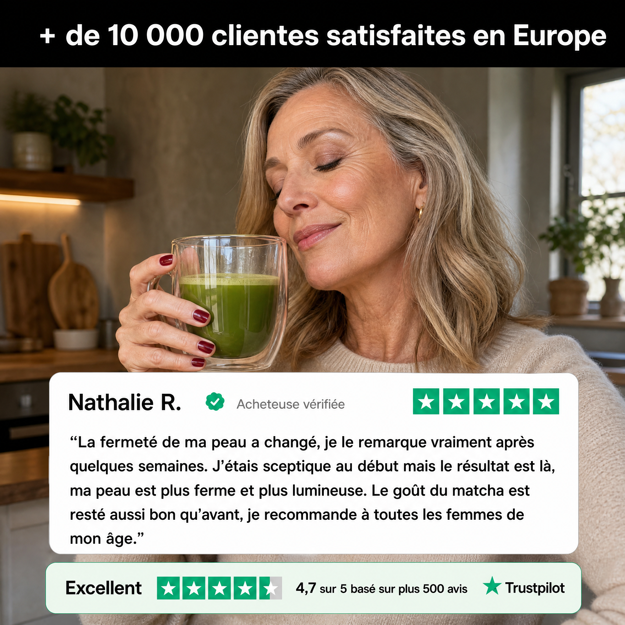 10 Capsules Matcha Collagène – Compatibles Nespresso®