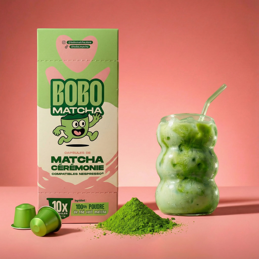 10 Capsules Matcha Noix de Coco – Compatibles Nespresso®